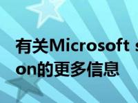 有关Microsoft sku表单中的Windows Vision的更多信息