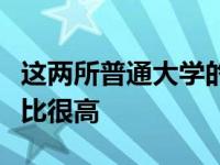 这两所普通大学的高考录取分数线不高但性价比很高