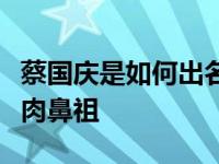 蔡国庆是如何出名的？原来他才是真正的小鲜肉鼻祖
