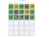 Cloudle是Wordle但用于天气预报
