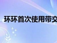 环环首次使用带交通停止模式的行车记录仪