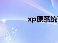 xp原系统下载安装教程演示