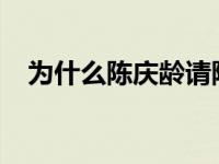 为什么陈庆龄请陈播了三年 热度还很高？