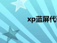 xp蓝屏代码描述和解决方案