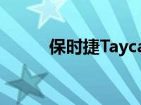 保时捷Taycan无法停止打破记录