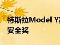 特斯拉Model Y获得2021-2022年IIHS最佳安全奖
