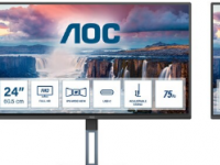 AOC推出六款V5系列显示器显示尺寸从24英寸到31.5英寸