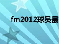 fm2012球员最高身价（fm2012队徽）