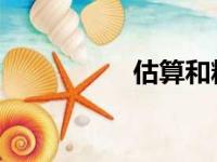 估算和精确计算的区别