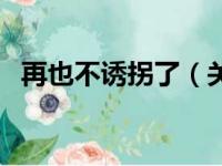 再也不诱拐了（关于再也不诱拐了的简介）