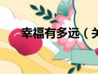 幸福有多远（关于幸福有多远的简介）