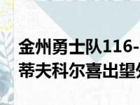 金州勇士队116-100大胜丹佛掘金 主教练史蒂夫科尔喜出望外