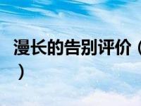 漫长的告别评价（关于漫长的告别评价的简介）
