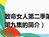 致命女人第二季第九集（关于致命女人第二季第九集的简介）