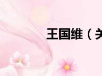 王国维（关于王国维的简介）