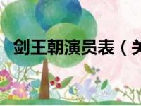 剑王朝演员表（关于剑王朝演员表的简介）
