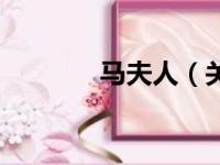 马夫人（关于马夫人的简介）