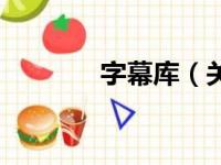字幕库（关于字幕库的简介）