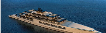 西诺特的超级游艇概念诗看起来更像是现代住宅而不是传统游艇