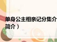 单身公主相亲记分集介绍（关于单身公主相亲记分集介绍的简介）