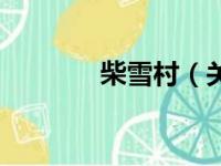 柴雪村（关于柴雪村的简介）