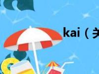 kai（关于kai的简介）
