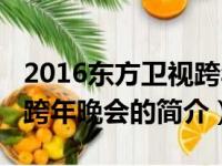 2016东方卫视跨年晚会（关于2016东方卫视跨年晚会的简介）