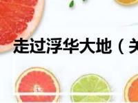 走过浮华大地（关于走过浮华大地的简介）