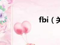 fbi（关于fbi的简介）