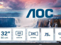 AOCQ32V5CE32英寸QHD办公显示器带USBC