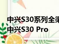 中兴S30系列全渠道开售中兴S30系列包括了中兴S30 Pro