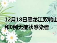 12月18日黑龙江双鸭山疫情数据通报:新增0例本土确诊病例和0例无症状感染者