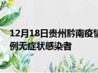12月18日贵州黔南疫情数据通报:新增0例本土确诊病例和0例无症状感染者