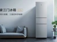 小米米家三门冰箱213L发布新经济型三门冰箱