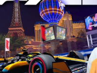 LandoNorris在新的F12023比赛中驾驶拉斯维加斯赛道