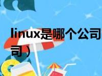 linux是哪个公司的产品（linux系统是哪个公司）