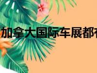 加拿大国际车展都有大量令人难以置信的汽车