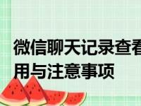 微信聊天记录查看软件的深度探索：功能、使用与注意事项