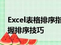 Excel表格排序指南：从基础到进阶，轻松掌握排序技巧
