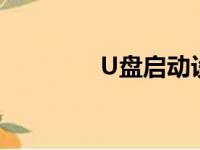 U盘启动设置：一步步指南