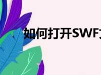 如何打开SWF文件？必备软件大解析