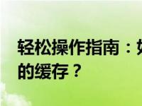 轻松操作指南：如何清除Internet Explorer的缓存？