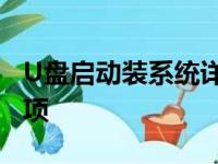 U盘启动装系统详细教程：设置步骤与注意事项