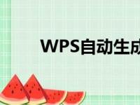 WPS自动生成目录的详细步骤指南