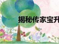 揭秘传家宝升级必备物品购买指南