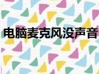 电脑麦克风没声音？别急，这里有解决方案！