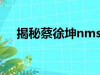 揭秘蔡徐坤nmsl含义，了解背后的真相