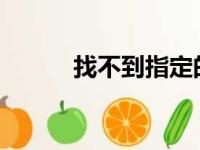 找不到指定的模块错误解决方案