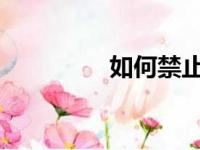 如何禁止电脑开机启动项