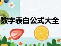 数字表白公式大全：解锁浪漫心意的密码之门
